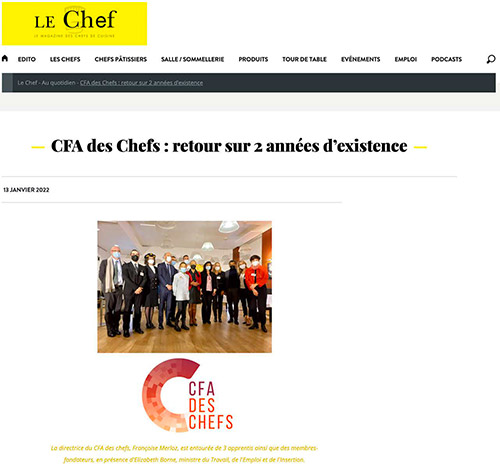 article LE CHEF
